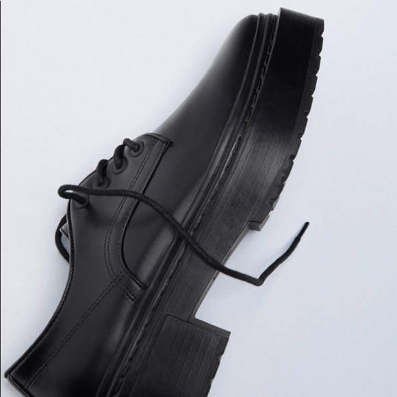 Zara  low Heeled lug sole shoes - Picture 8 of 11